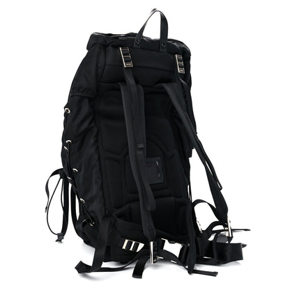 Prada Tessuto Nylon Montagna Double Buckle Backpack Black 3 of 10