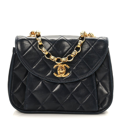 Chanel Lambskin Quilted Flap Bag Black 1 of 9