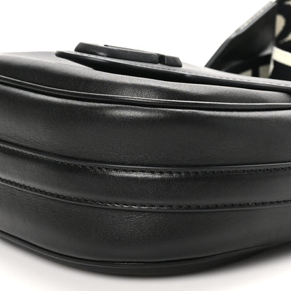 Marc Jacobs Calfskin Small The Covered J Marc Saddle Bag Black 9 of 9