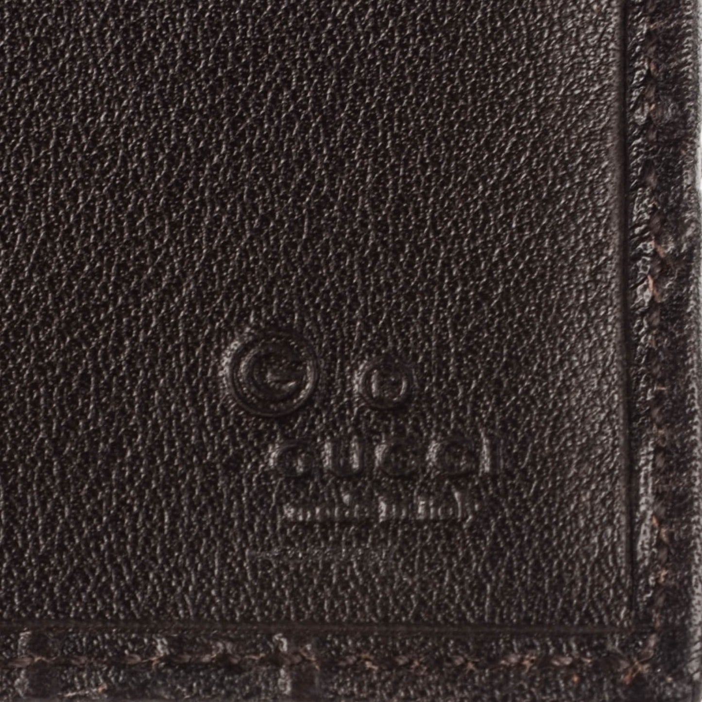 Guccissima Continental Flap Wallet Chocolate