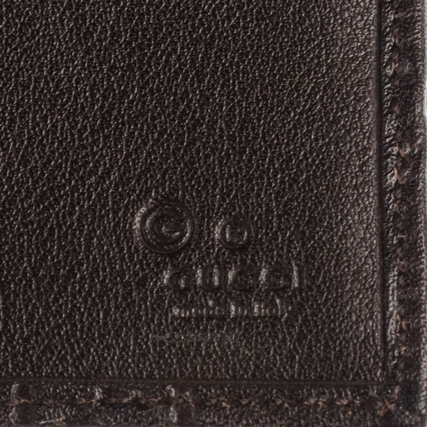 Gucci Guccissima Continental Flap Wallet Chocolate 6 of 7