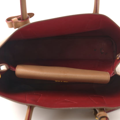 Prada Saffiano Cuir Small Double Bag Caramel Fuoco 5 of 16