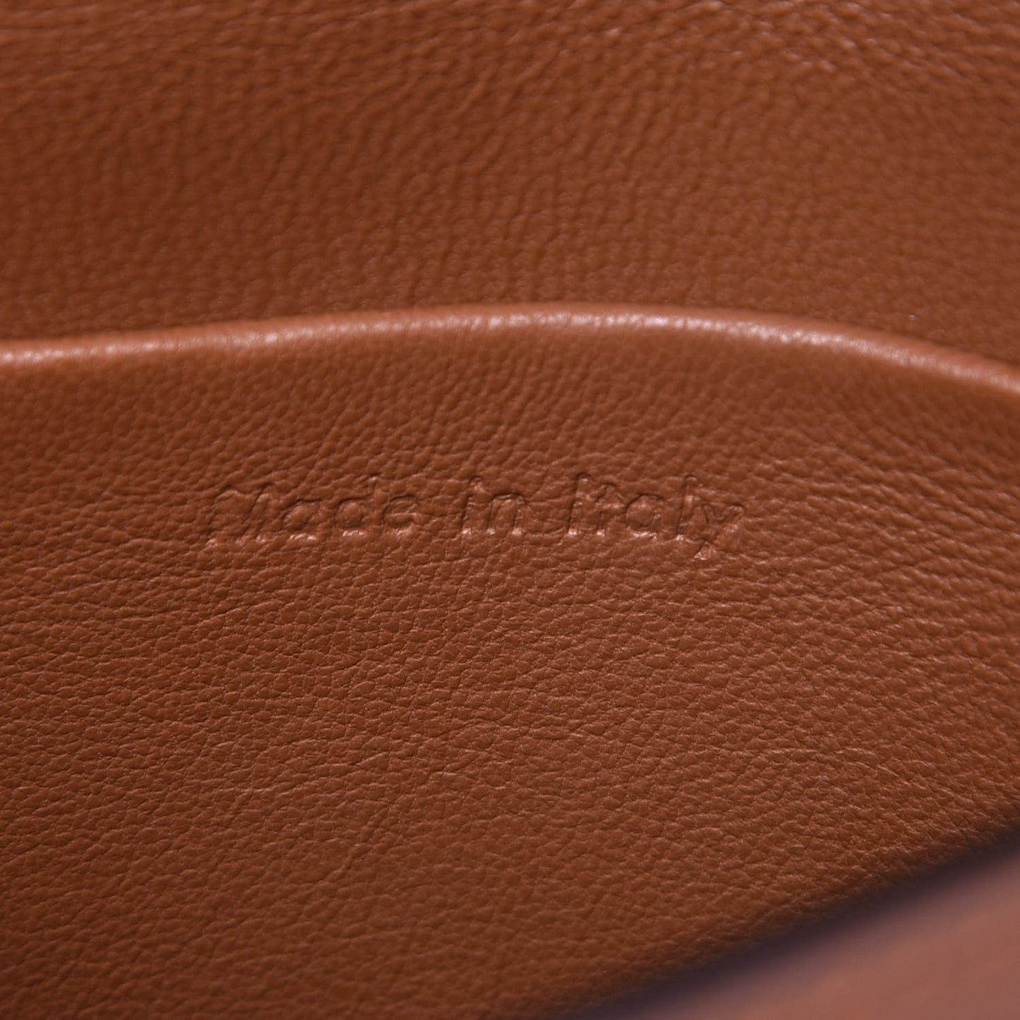 Supersoft Calfskin Small Trotteur Caramel