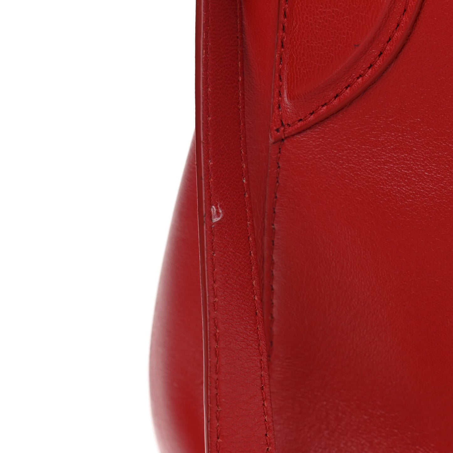 Smooth Calfskin Mini Trapeze Red Lipstick