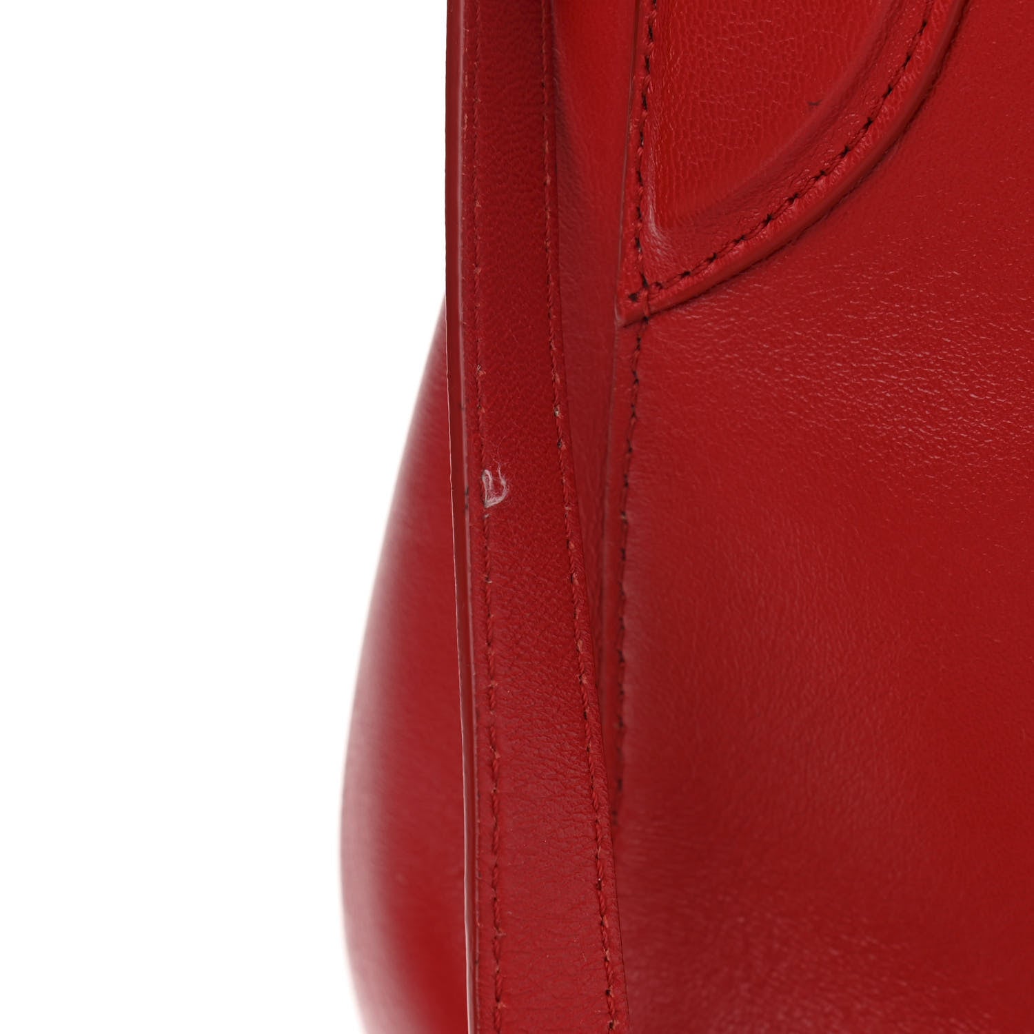 Lanvin Smooth Calfskin Mini Trapeze Red Lipstick 9 of 12