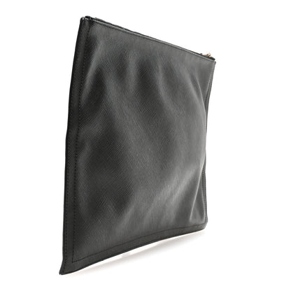 Givenchy Texutured Coated Canvas Rottweiler Print Large Cosmetic Pouch Black 3 of 7
