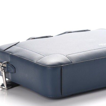 Mulberry Small Classic Grain Calfskin Belgrave Single Document Holder Deep Sea 7 of 11
