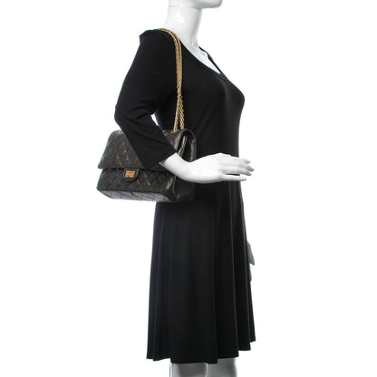 Chanel Metallic Calfskin Quilted 2.55 Reissue 226 Flap Charcoal 2 of 8