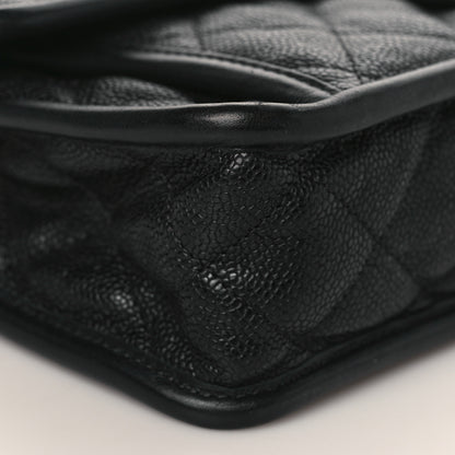 Chanel Caviar Quilted Medium French Riviera Flap Black 8 of 9