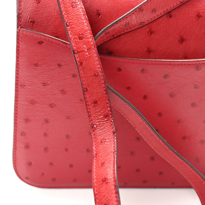 Hermes Ostrich Constance 24 Rouge Vif 14 of 16