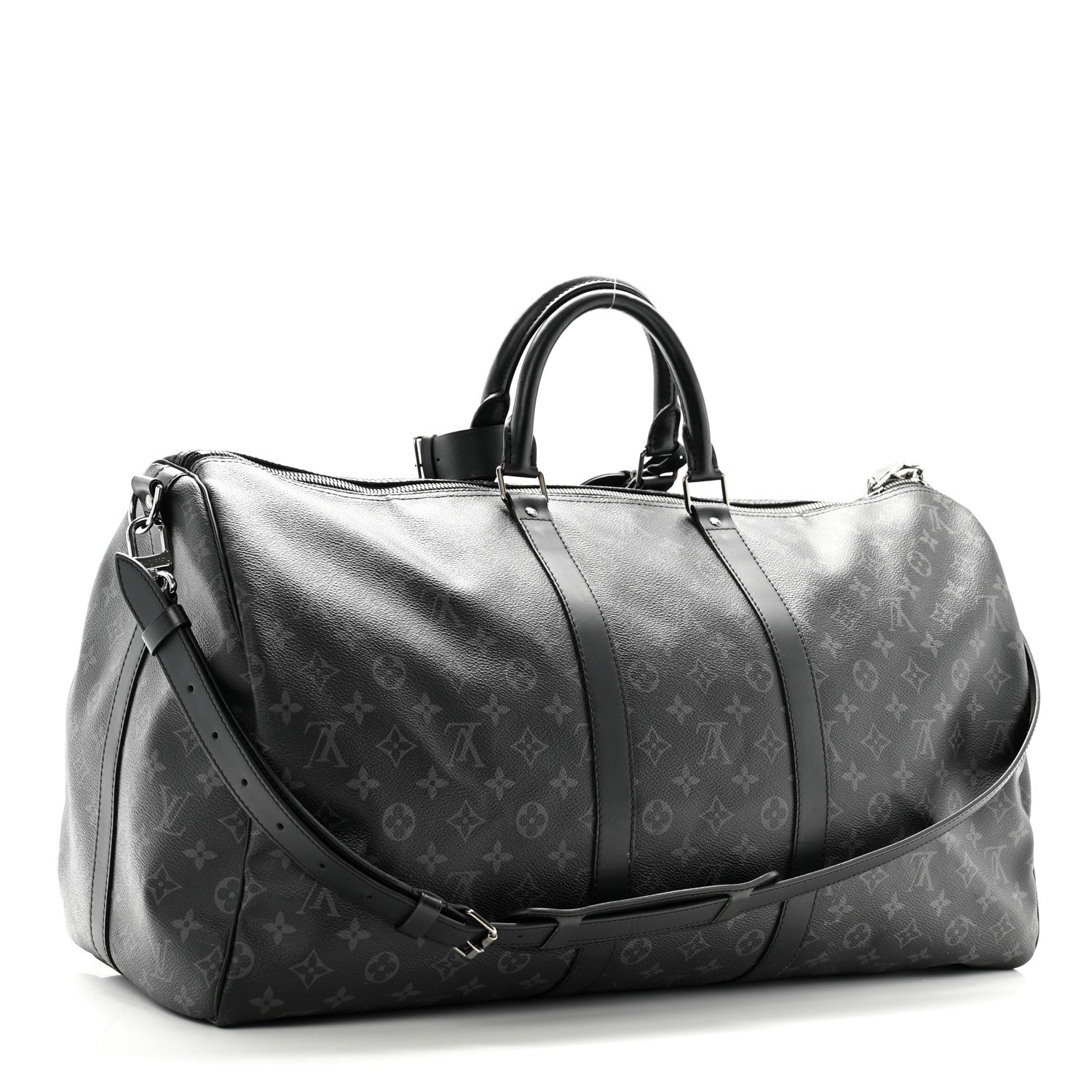 Louis Vuitton Monogram Eclipse Keepall Bandouliere 55 2 of 11