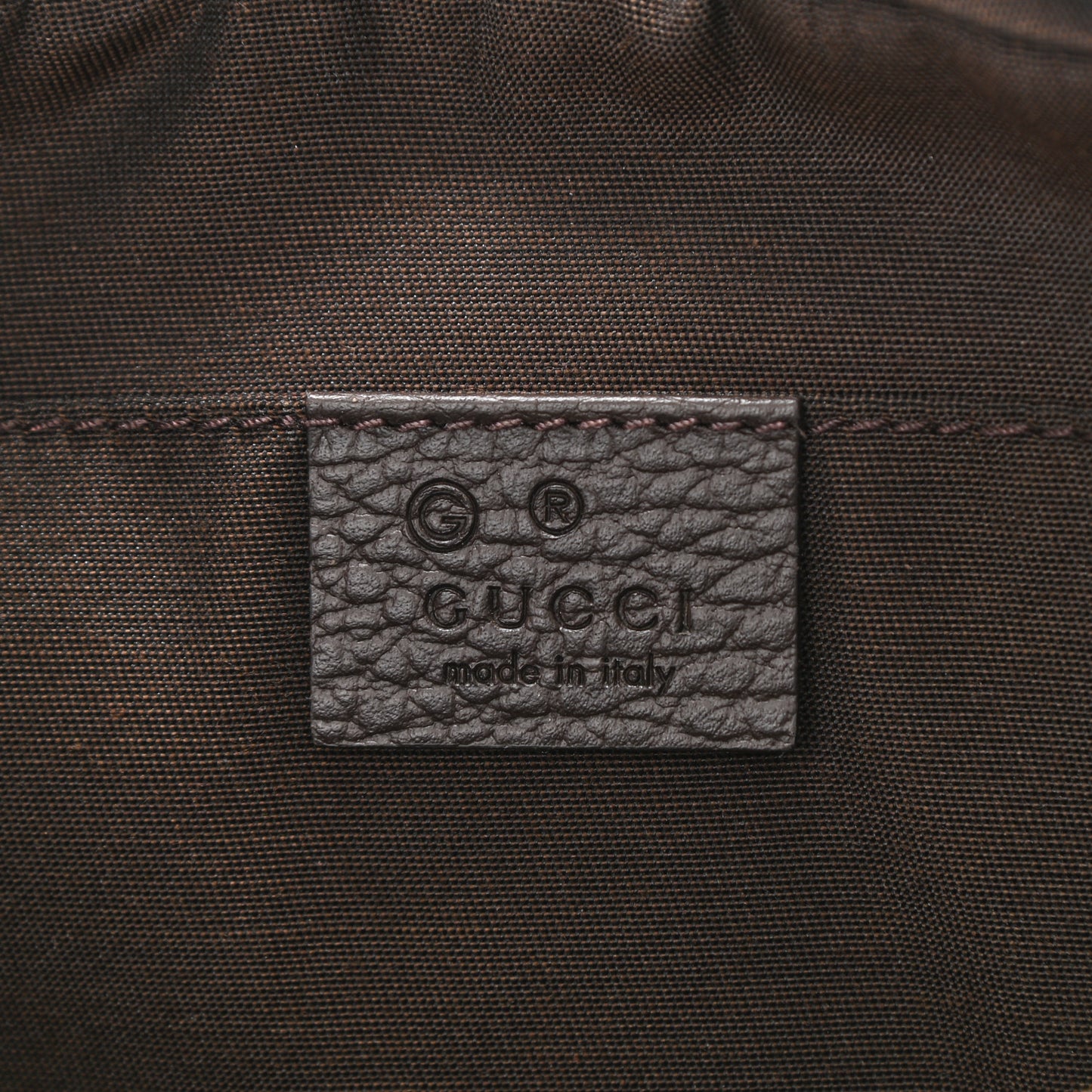 Monogram Belt Bag Dark Brown