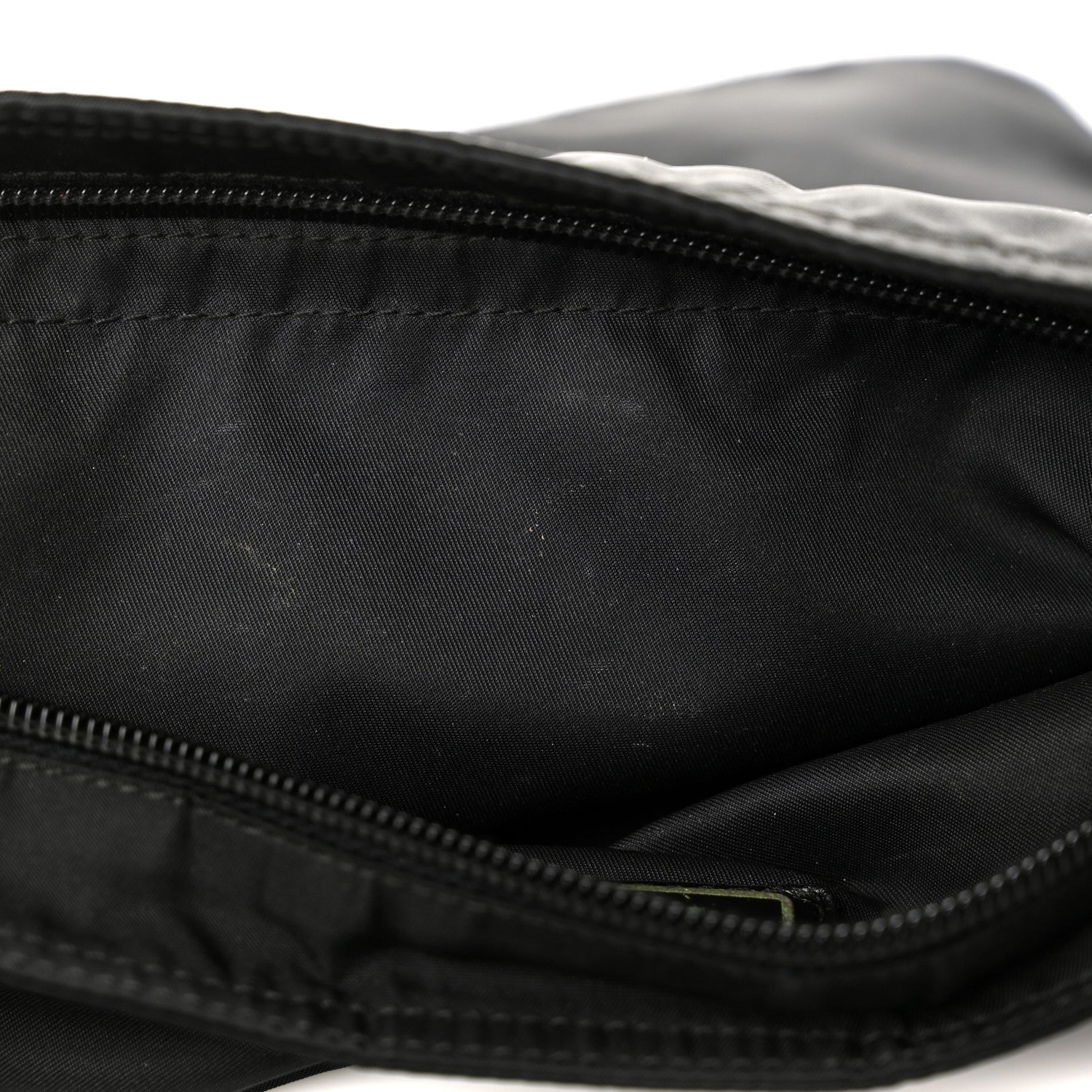 Prada Nylon Vela Flat Messenger Bag Black 10 of 10