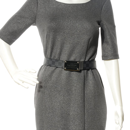 Louis Vuitton Damier Graphite Inventeur Reversible Belt 100 40 2 of 5