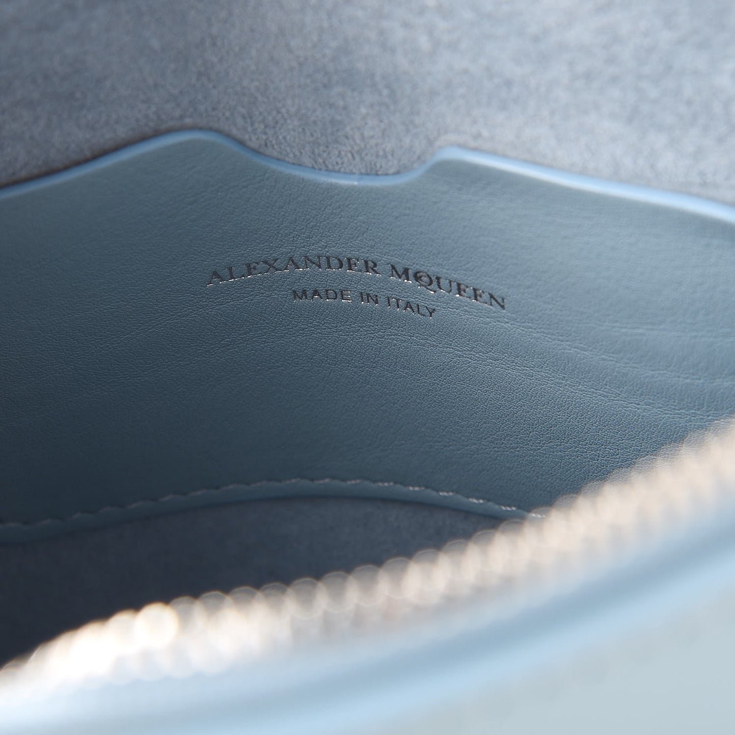 Calfskin Mini Heroine Light Blue