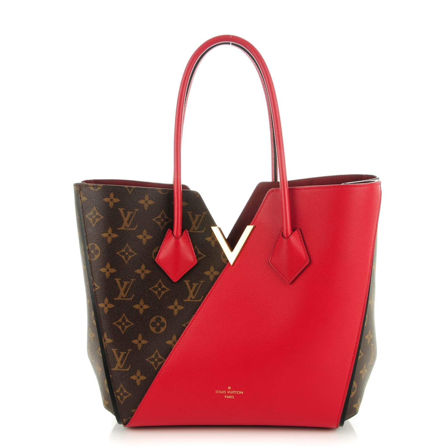 Louis Vuitton Calfskin Monogram Kimono Tote Cherry 1 of 7