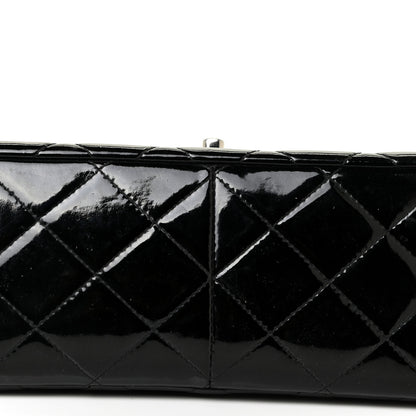 Chanel Patent Quilted Jumbo Double Flap Black 20 of 22
