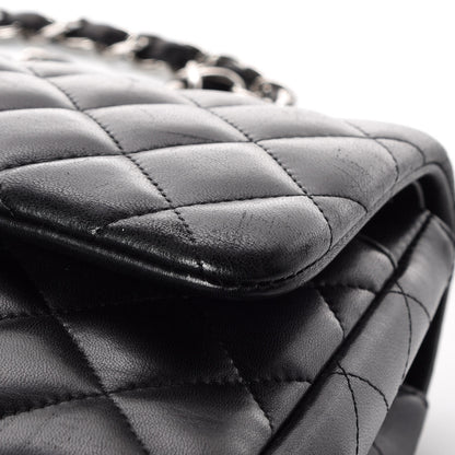 Chanel Lambskin Quilted Jumbo Double Flap Black 11 of 18