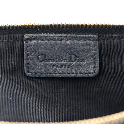 Christian Dior Monogram Mini Saddle Pochette Navy 6 of 13