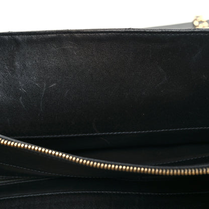 Chanel Calfskin Stitched XL Weekender Black 16 of 19