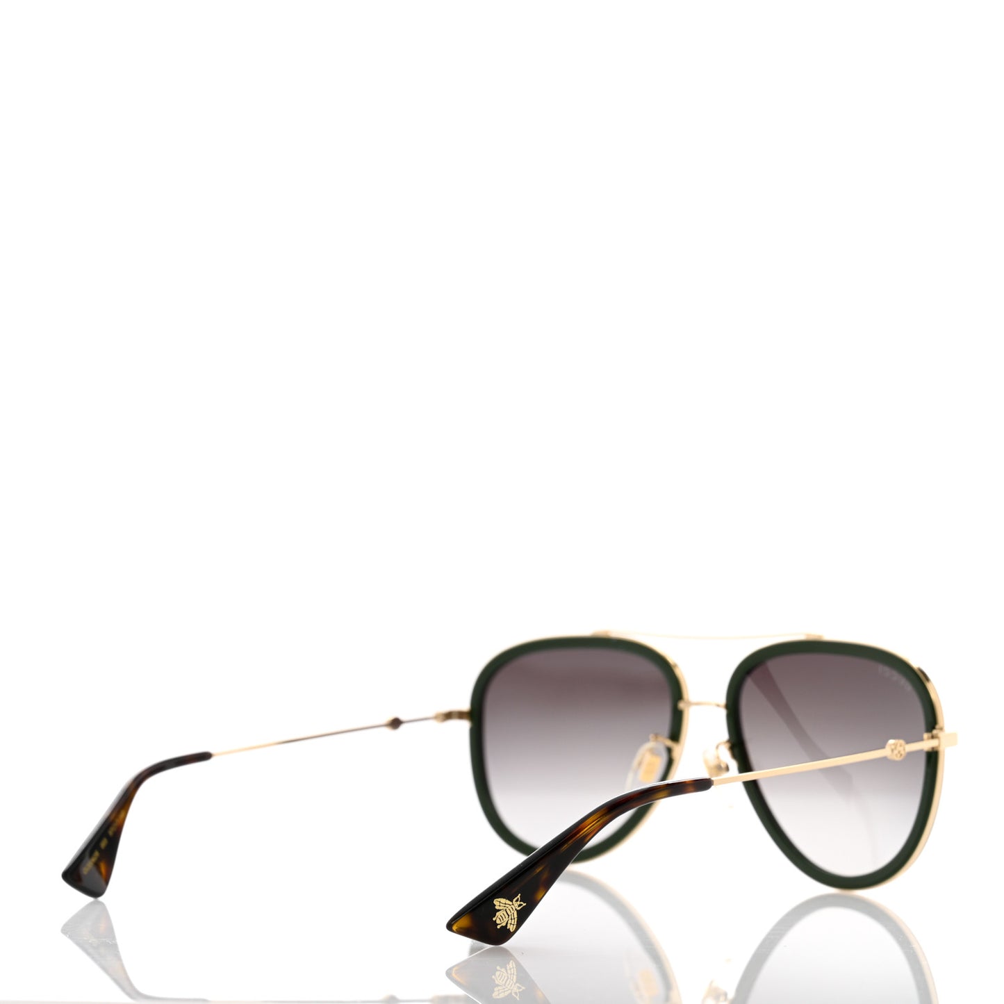 Acetate Web Aviator Sunglasses GG0062S Green Red