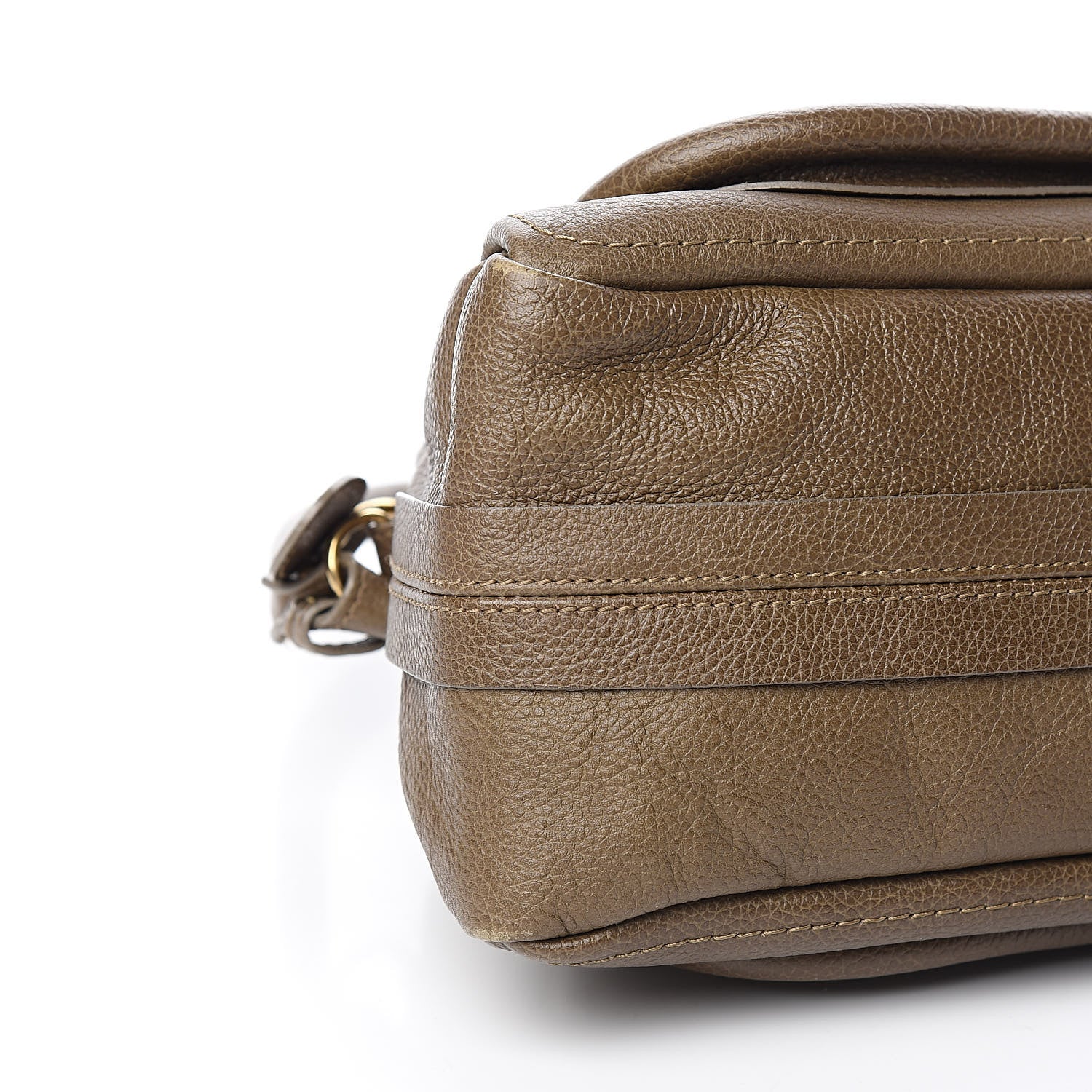 Chloe Calfskin Small Paraty Barbour Khaki 8 of 12