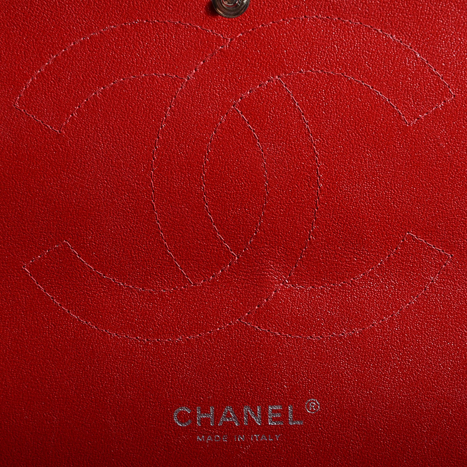 Chanel Lambskin Jumbo Double Flap Red 7 of 9