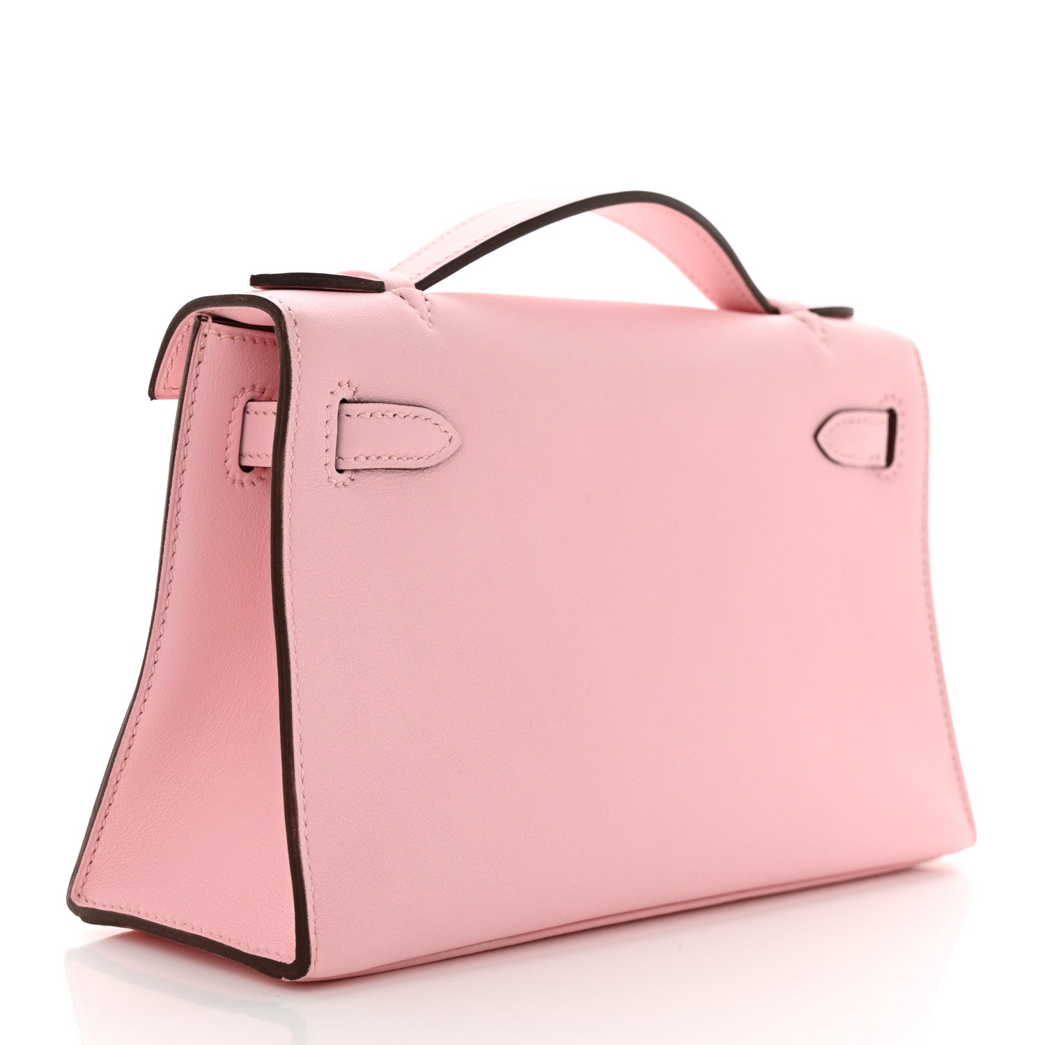 Hermes Swift Kelly Pochette Clutch Rose Sakura 3 of 11