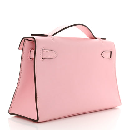 Hermes Swift Kelly Pochette Clutch Rose Sakura 3 of 11