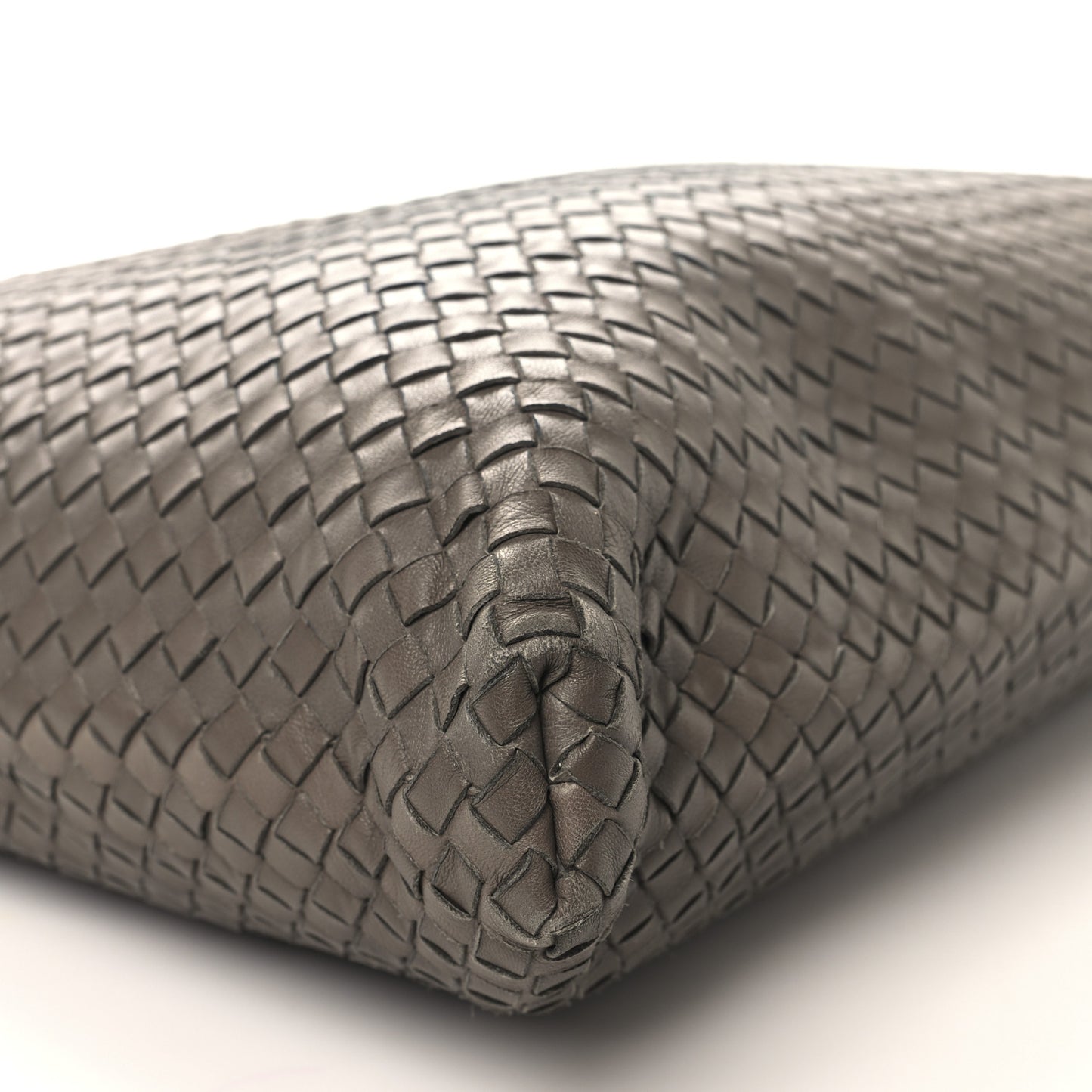 Nappa Intrecciato Maxi Convertible Tote Steel