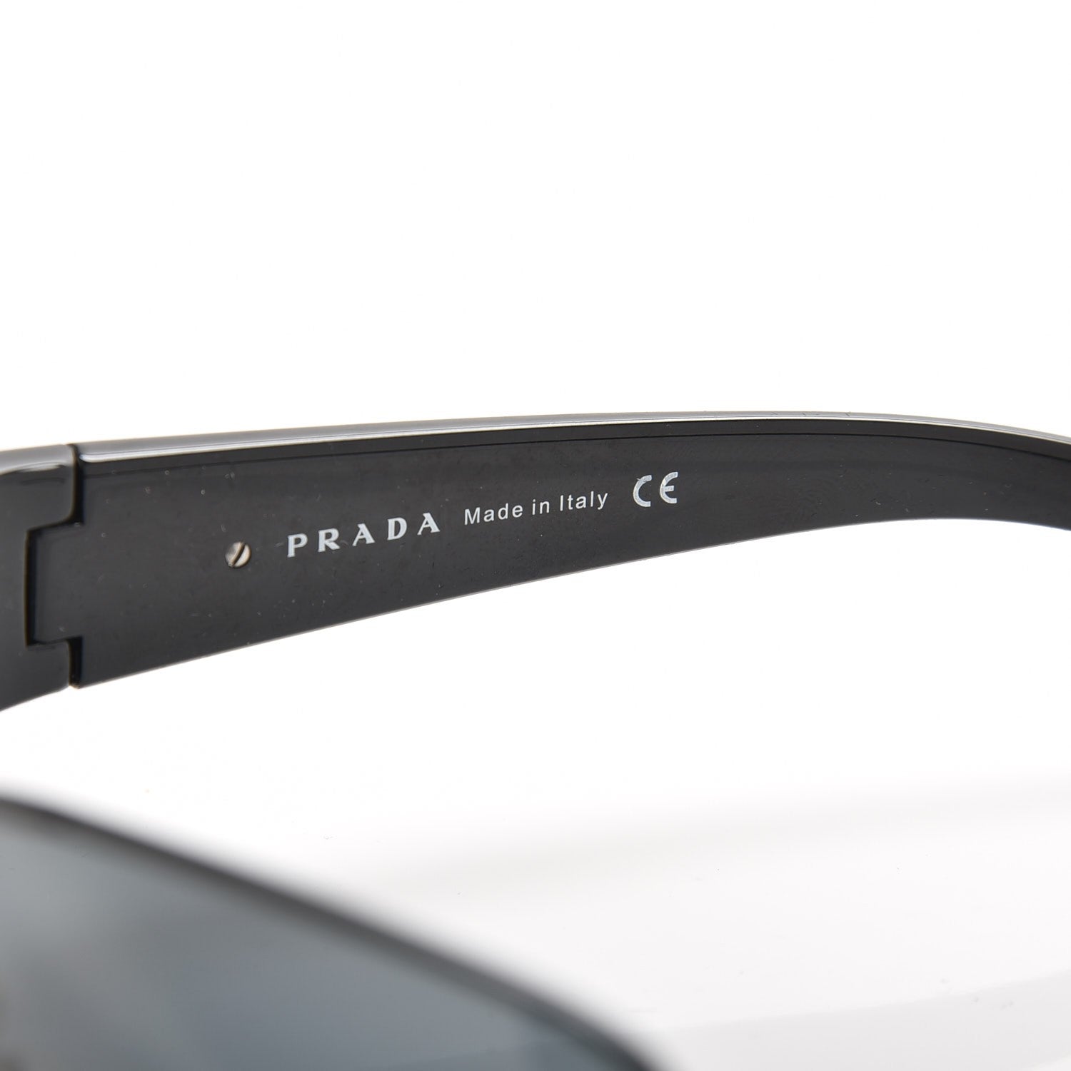 Prada Aviator Sunglasses SPR 52G Black 6 of 8