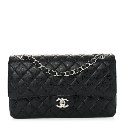 Chanel Caviar Quilted Medium Double Flap Black 1 of 10