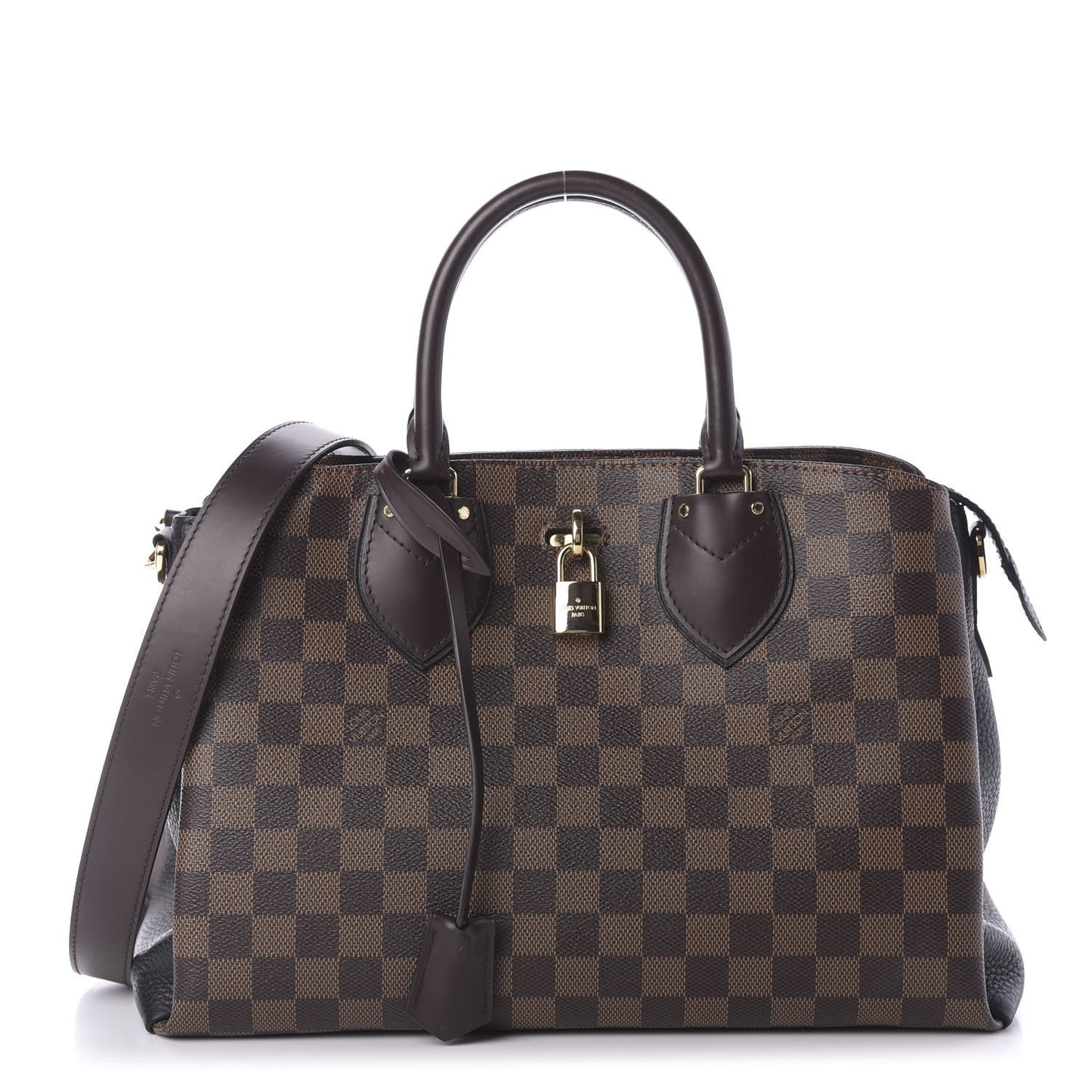 Cuir Taurillon Damier Ebene Normandy Black