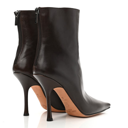 Jimmy Choo Calfskin Boots 38 Brown 5 of 15