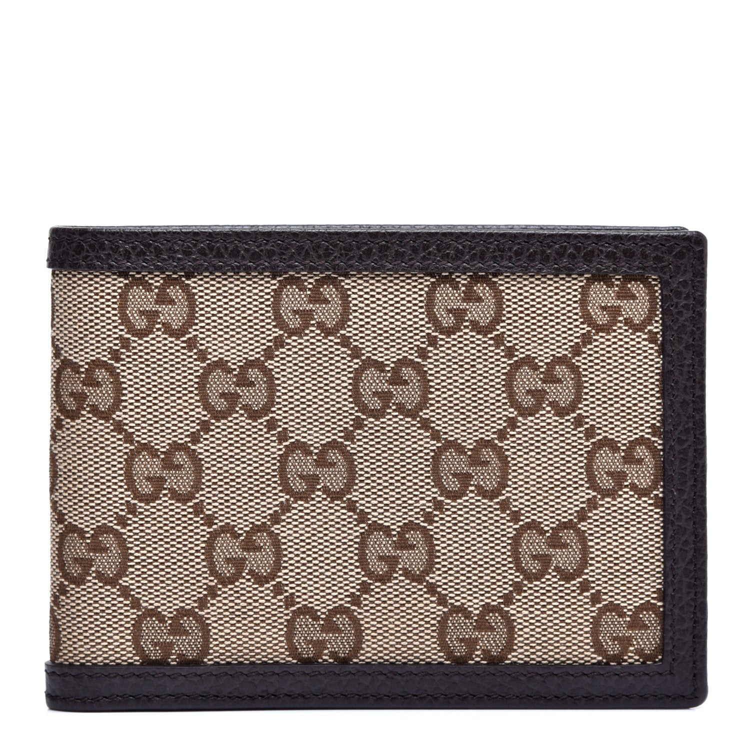 Gucci Monogram Mens Bi-Fold Wallet Brown 1 of 6