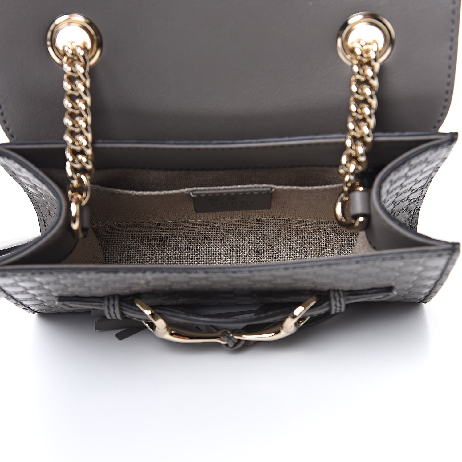 Gucci Soft Microguccissima Mini Emily Chain Shoulder Bag Loess 5 of 11