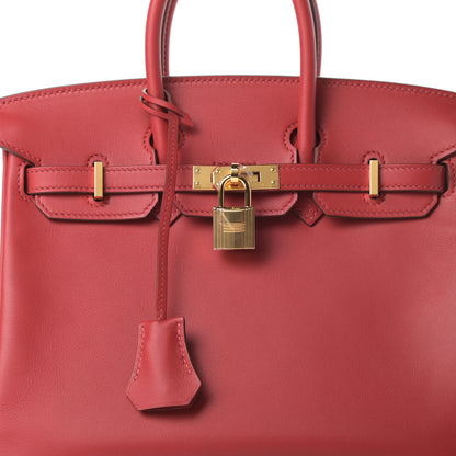 Hermes Swift Birkin 25 Rouge Piment 8 of 13