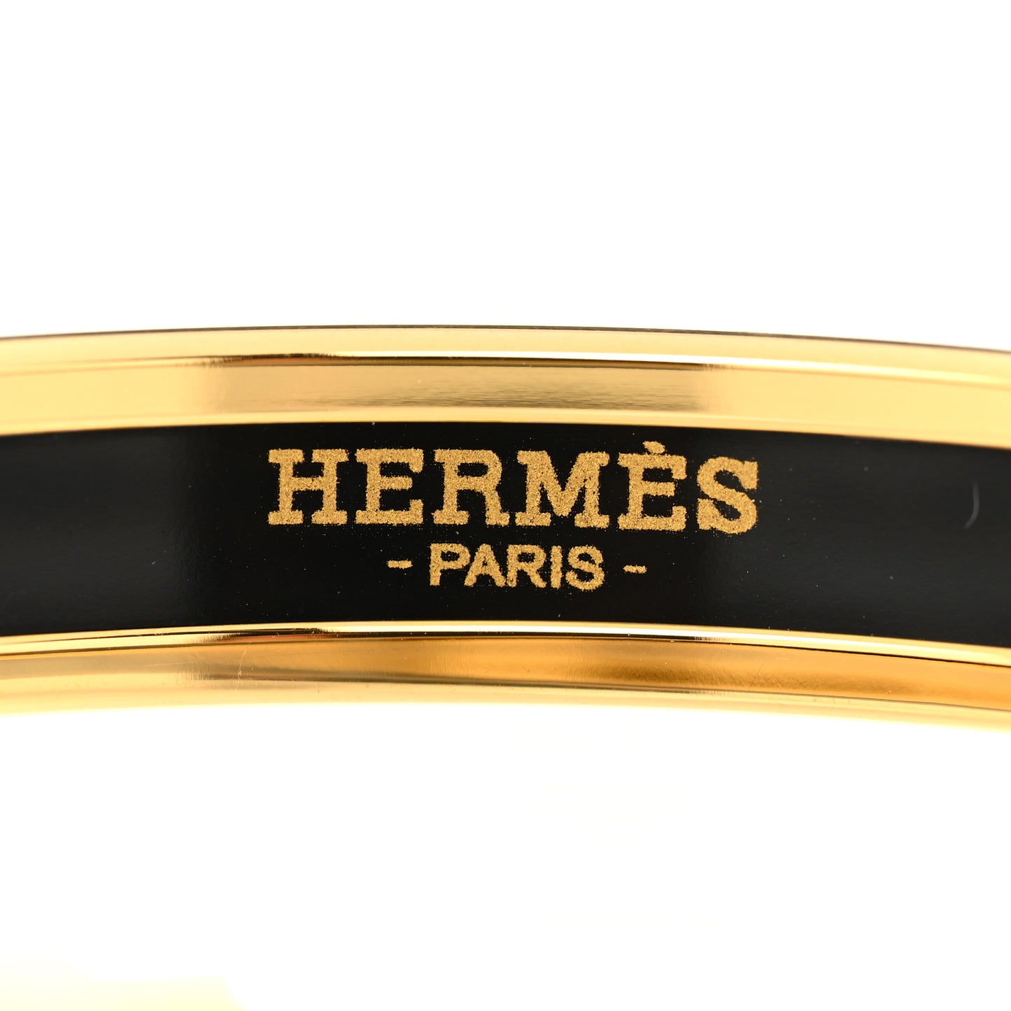 Enamel Printed Narrow L'Epopee D'Hermes Bracelet 65 Ecume