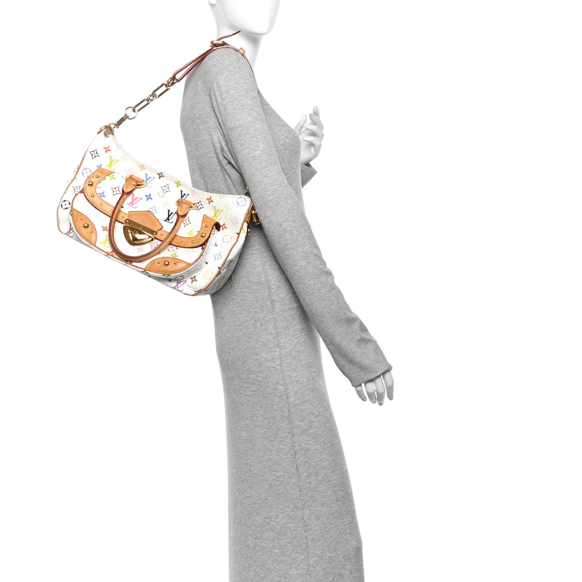 Louis Vuitton Monogram Multicolor Rita White 2 of 11