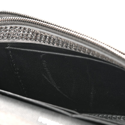 Balenciaga Strass Suede Hourglass Chain Bag Smoke Grey Crystal 12 of 16