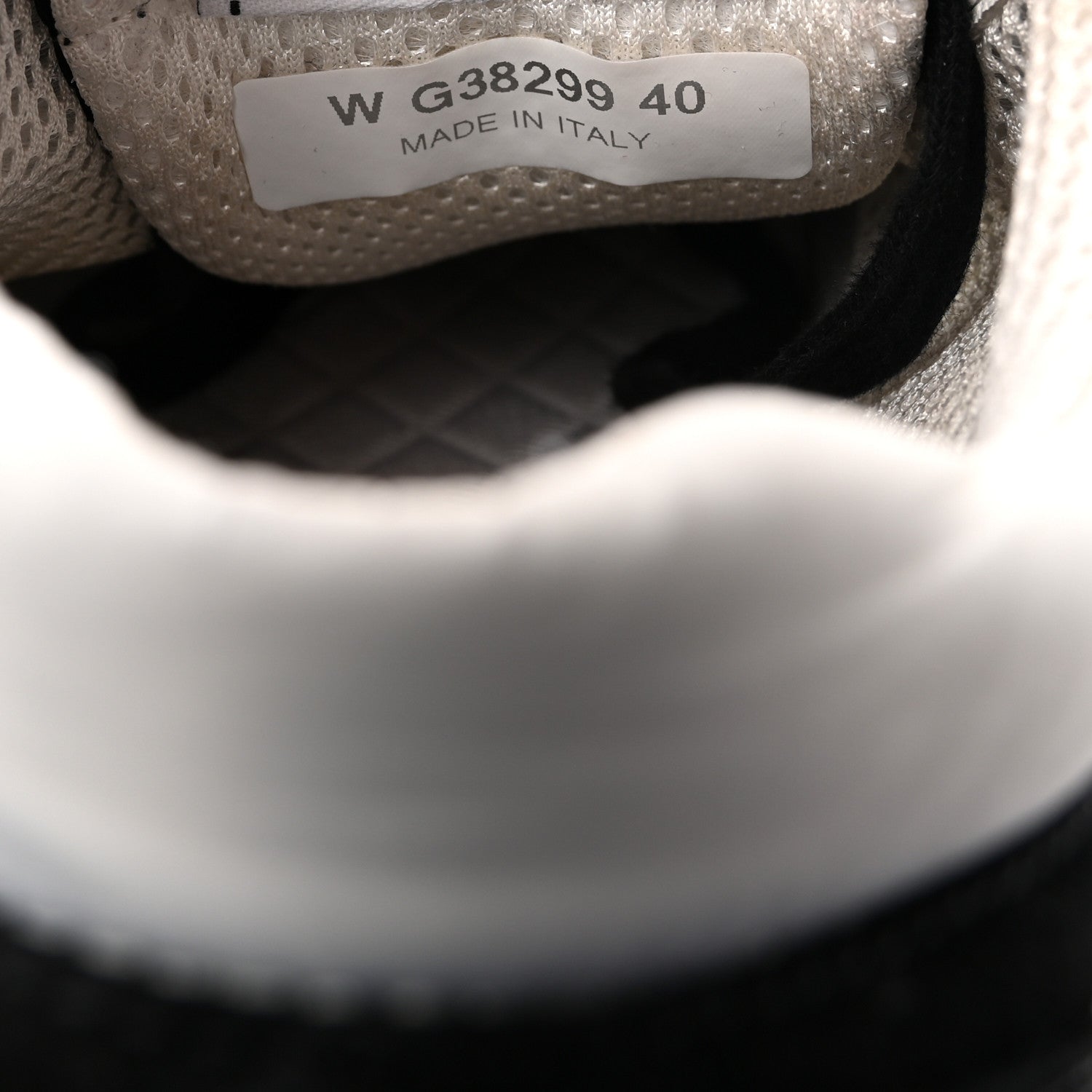 Chanel Mesh Suede Grained Calfskin Womens CC Sneakers 40 Black White 9 of 9