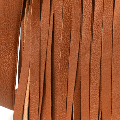 Nancy Gonzalez Calfskin Fringe Emma Tote Bag Cognac 14 of 17