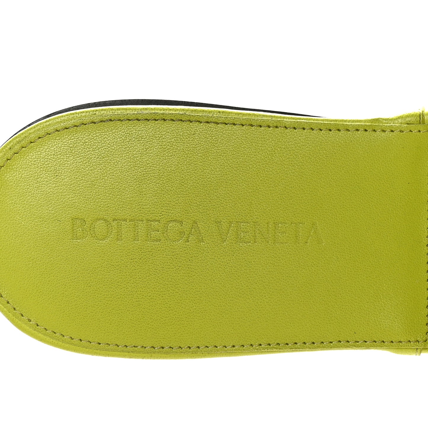 Nappa Maxi Intrecciato Lido Flat Sandals 39 Kiwi