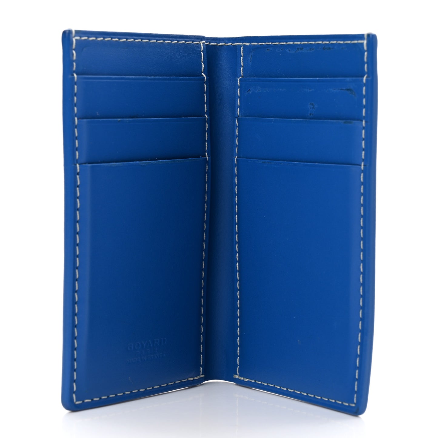 Goyardine Saint Pierre Card Holder Blue