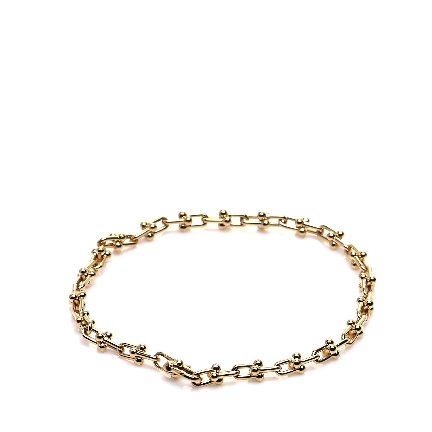 Tiffany 18K Yellow Gold Micro HardWear Link Bracelet 3 of 7