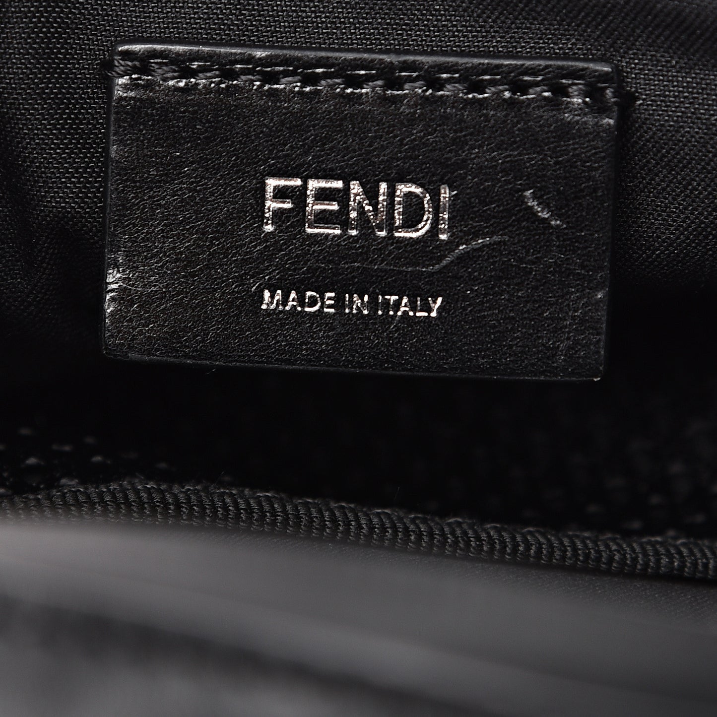 Neoprene Mesh Vitello Grace FF Pocket Belt Bag Black