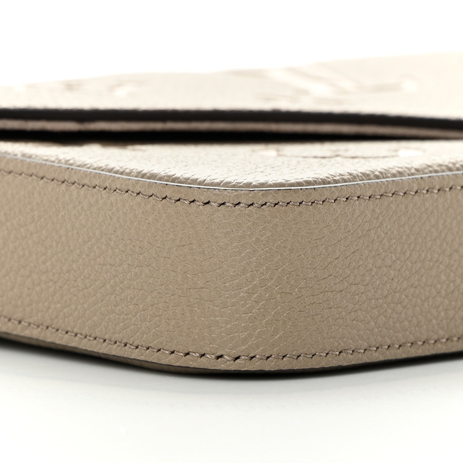 Louis Vuitton Empreinte Monogram Giant Felicie Pochette Tourterelle Creme 10 of 14