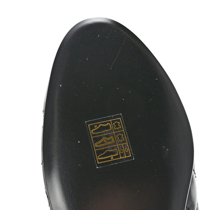 Chanel Aged Calfskin Quilted CC Cap Toe Ballerina Flats 39.5 Black 12 of 14