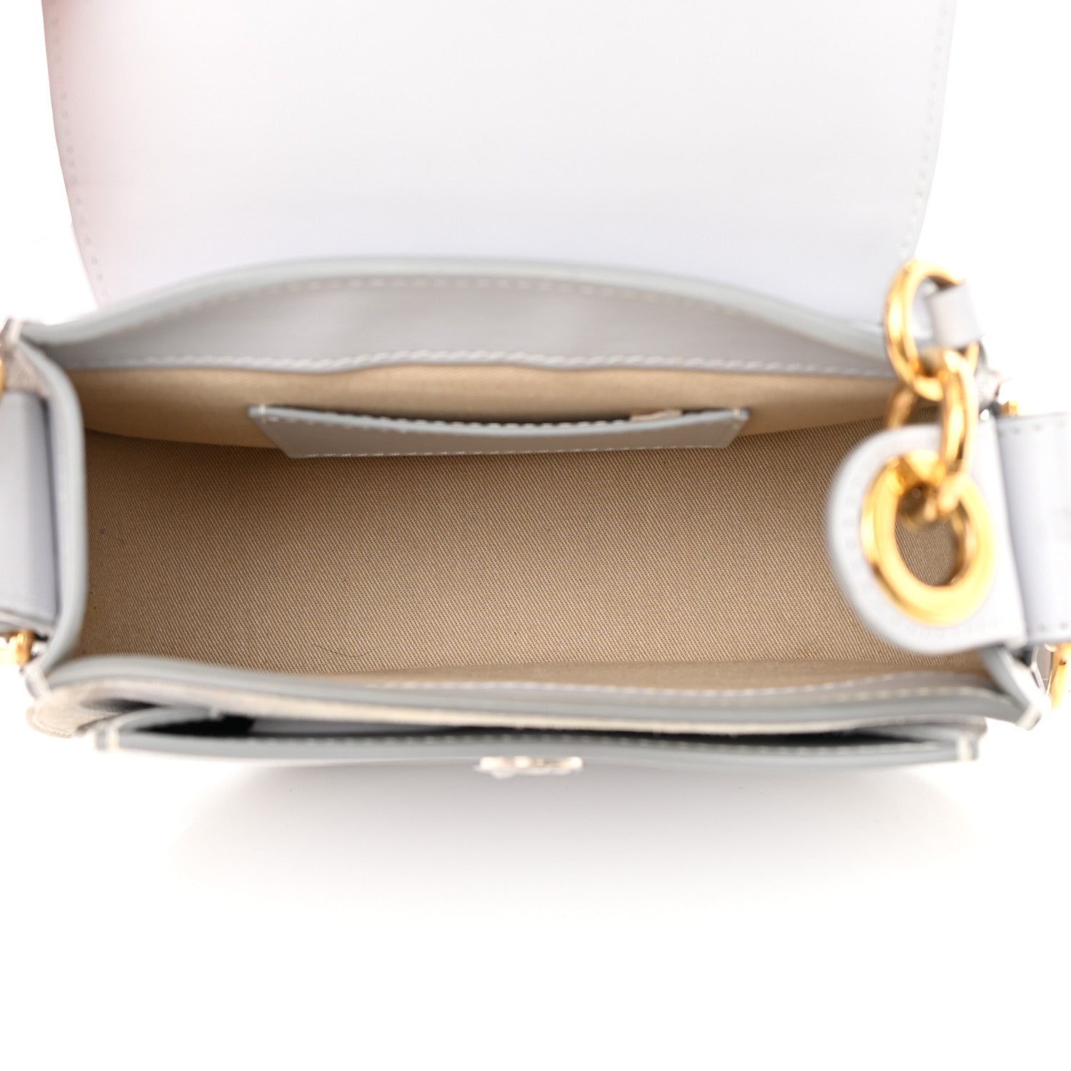 Chloe Calfskin Small Tess Bag Light Cloud 5 of 22