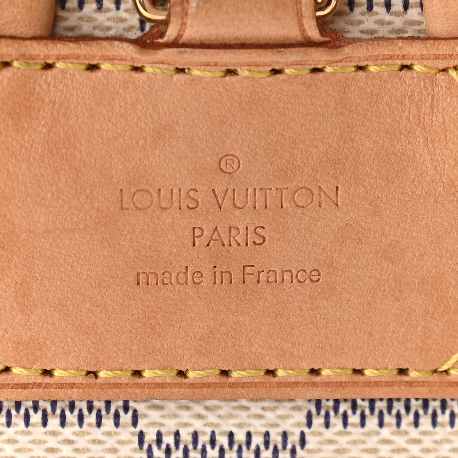 Louis Vuitton Damier Azur Sperone BB Backpack 6 of 8